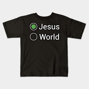 Jesus vs. World Kids T-Shirt